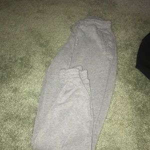 pacsun cuffed gray jogger